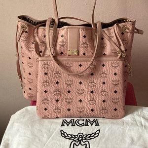 MCM LIZ REVERSIBLE MEDIUM TOTE